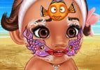 Baby Moana Face Art