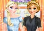 Elsa And Anna Work Dress Up