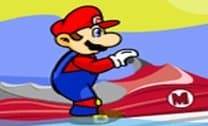Andar de jet ski com o Mario