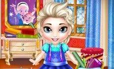 Baby Elsa School Prep