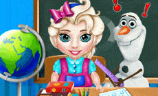 Bebê Elsa - Tempo de Escola