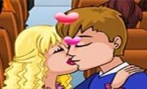 Beijo no onibus escolar