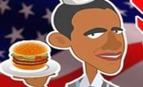 Carrinho de Hambúrguer do Obama
