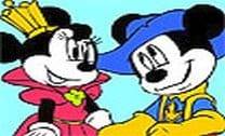 Colorir Minnie e o Mickey