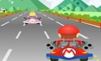 Competição de kart do Mario