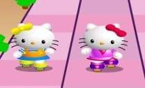 Corrida de Patins da Hello Kitty