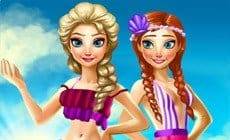 Elsa And Anna Summer Vacation