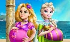 Elsa And Rapunzel Pregnant BFFs