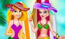 Elsa And Rapunzel Swimsuit Fashion