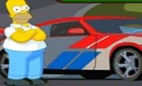 Estacionar carro dos Simpsons