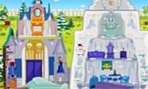Frozen Castelo E Casa De Bonecas