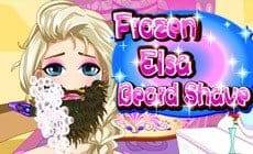 Frozen Elsa Beard Shave