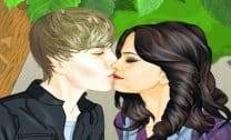 Justin e Selena no Romance