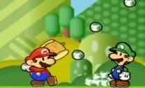 Mario alimenta Yoshi