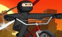 Pedalar na bike do ninja