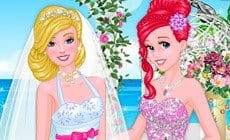 Princesses at Barbies Wedding