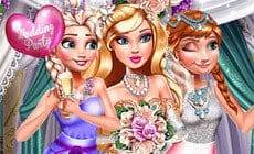 Princesses Wedding Selfie