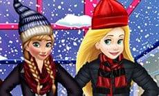 Princesses Winter Shopping