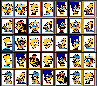 Simpsons Card