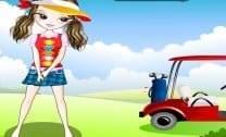 Vestir Garota no Golf